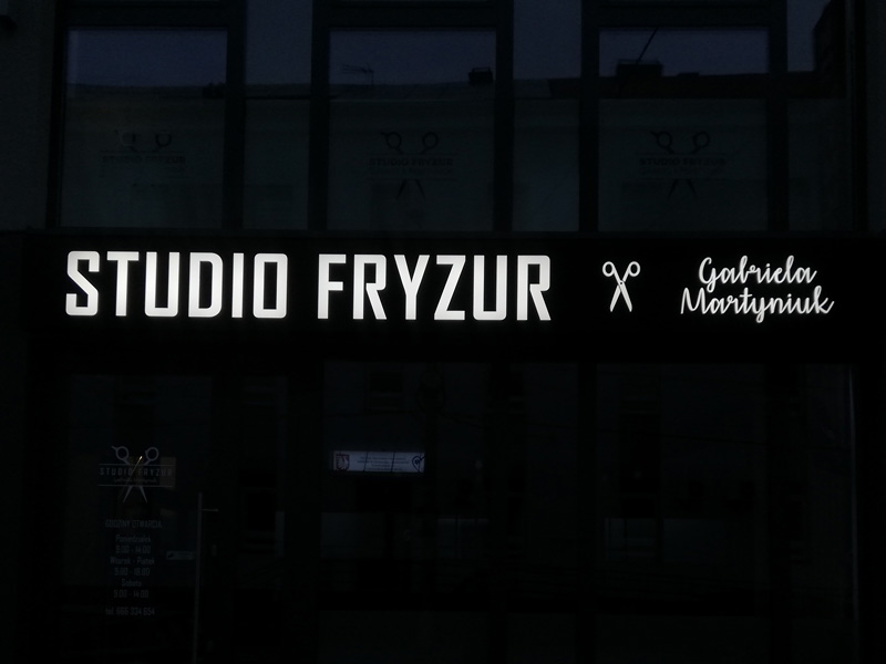 Realizacja reklamy Studio Fryzur Gabriela Martyniuk